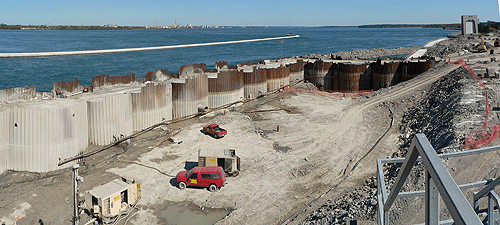 The intake construction site - September 24th 2007