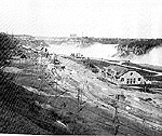 Building the conduit to feed the Ontario Power Station