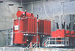 A transformer at the Robert Moses Generating Station