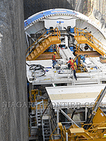 Niagara Tunnel Project Tunnel Boring Machine - Courtesy of Strabag Inc.