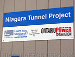 Niagara Tunnel Project Sign