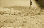Ice Jam Below Falls 1909 