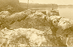 Removing Ice Jam with Steam at Queenston Docks