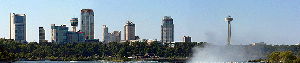 The Canadian Skyline at Niagara Falls 