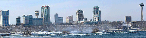 The Canadian Skyline at Niagara Falls