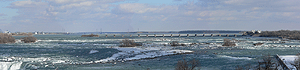 The Upper Niagara River Rapids in Low Water Conditions