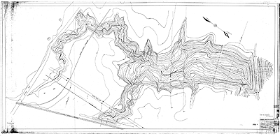 1918 Bowmans Ravine Depth Measurements 