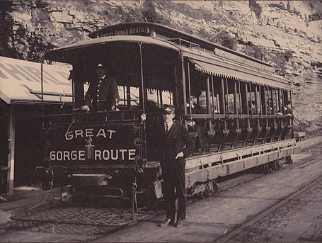 William Bickle operating a Great Gorge Route Car 
