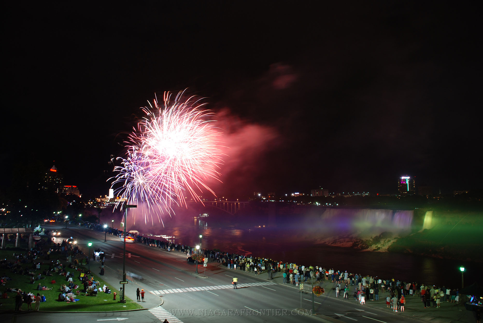 Fire Over the Falls Fireworks Displays