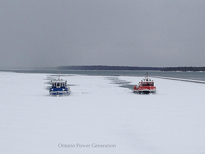 Niagara Queen II & William H. Latham Ice Breakers - Janaury 2014