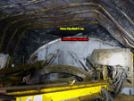TBM approaching the bottom of Power Glen rock strata - January 16th 2010