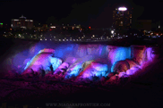 Illumination of American Falls