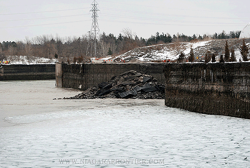 Rock Plug reduced to rubble