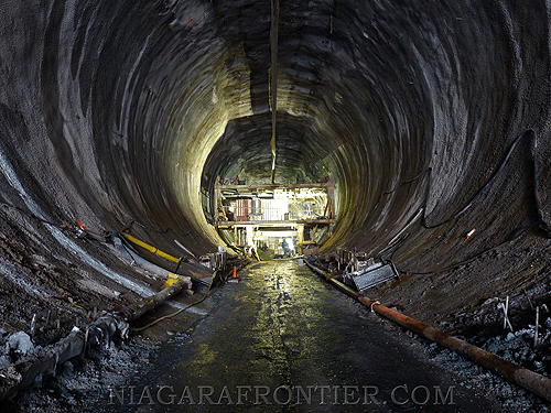 Last TBM support vehicle ready to be removed from tunnel