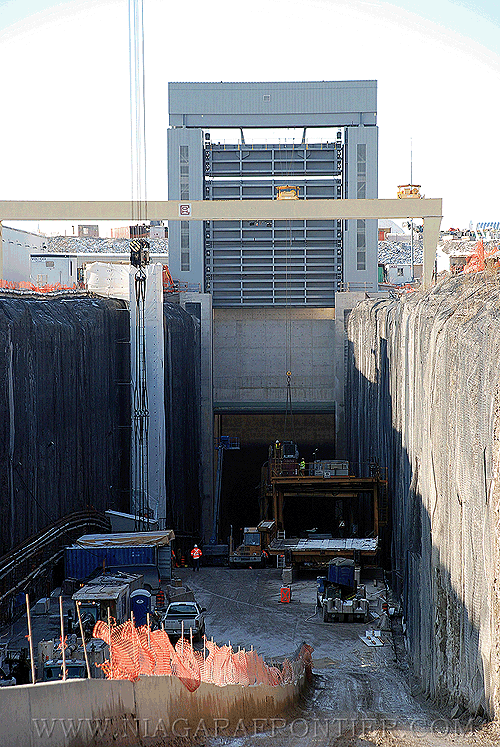 Outlet Channel with Closure Gate