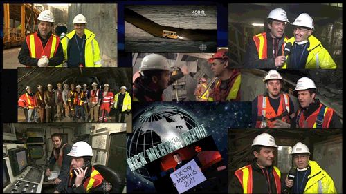 Rick Mercer visits Niagara Tunnel