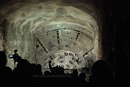 TBM Breakthrough into the grout Tunnel