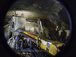 Roofline over-break above TBM cutter-head - June 13th 2009