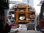 The Finish Concrete Form Carrier being prepared