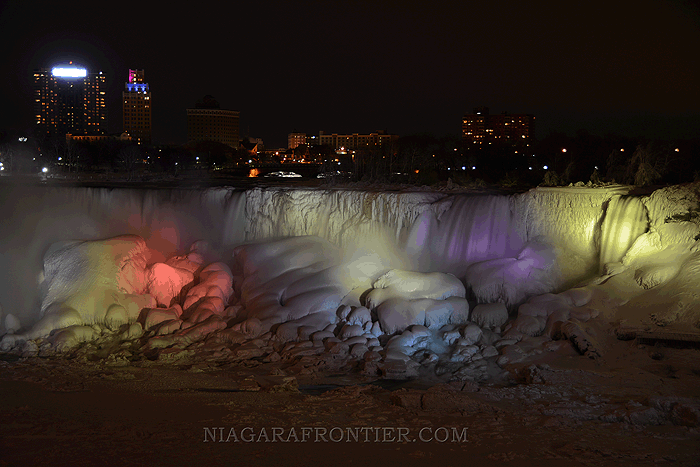 American Falls & Bridal Veil Falls Illumination